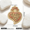 Wholesale Stainless Steel Light Luxury Heart Pendant Necklace For Women Electroplated Colorpreserving Diy