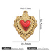 Wholesale Stainless Steel Light Luxury Heart Pendant Necklace For Women Electroplated Colorpreserving Diy