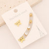 Wholesale Stainless Steel Lightning Star Earrings With Electroplating For Women Personality Cross And Butterfly Designs