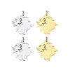Wholesale Stainless Steel Lion Key Chain Jewelry Pendant With Electroplating