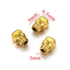 Wholesale Stainless Steel Love Beaded Bracelet With Bow And Skull Beads Electroplated Jewelry Accessories