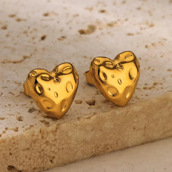 Wholesale Stainless Steel Love Bow Earrings With Star And U Shape Electroplated For Women