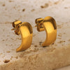 Wholesale Stainless Steel Love Bow Earrings With Star And U Shape Electroplated For Women
