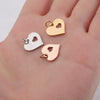 Wholesale Stainless Steel Love Heart Pendant Jewelry Accessories With Polishing Treatment And Smooth Pattern