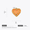 Wholesale Stainless Steel Love Heartshaped Oil Drop Enamel Handmade Pendant Jewelry Accessories