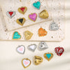 Wholesale Stainless Steel Love Heartshaped Oil Drop Enamel Handmade Pendant Jewelry Accessories