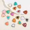 Wholesale Stainless Steel Love Heartshaped Oil Drop Enamel Handmade Pendant Jewelry Accessories