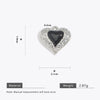 Wholesale Stainless Steel Love Heartshaped Oil Drop Enamel Handmade Pendant Jewelry Accessories