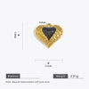 Wholesale Stainless Steel Love Heartshaped Oil Drop Enamel Handmade Pendant Jewelry Accessories