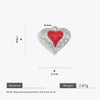 Wholesale Stainless Steel Love Heartshaped Oil Drop Enamel Handmade Pendant Jewelry Accessories