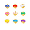 Wholesale Stainless Steel Love Peach Heart Pendant Jewelry Accessories With Oil Dropping Pattern Handmade