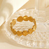 Wholesale Stainless Steel Love Ring With Heart Shape Pattern 18K Gold Plated For Women