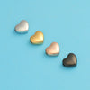 Wholesale Stainless Steel Love Shaped Beads With Small Hole Mirror Finish Polishing Jewelry Accessories Diy Handmade