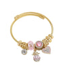 Wholesale Stainless Steel Love Swan Pendant Beaded Bracelet For Women With Diamond Design And Treatment