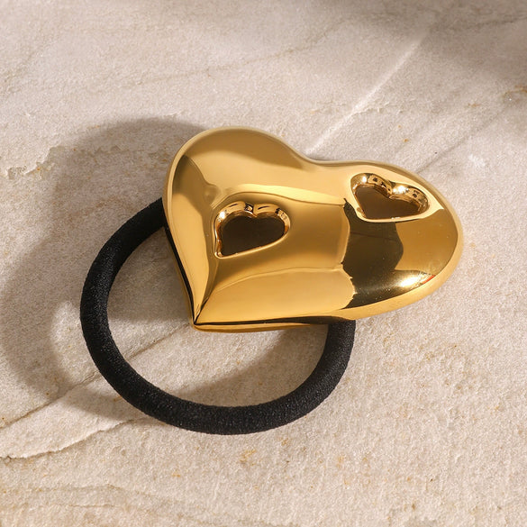 Wholesale Stainless Steel Lovely Hair Ring Headwear With Electroplating Treatment