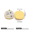 Wholesale Stainless Steel Marine Style Pendants With Shells Mermaids Turtles Square Oval Shapes Electroplated