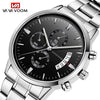 Wholesale Stainless Steel Men's Leisure Quartz Watch With Round Dial Waterproof