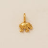 Wholesale Stainless Steel Mini Elephant Lotus Love Pendant Necklace Electroplated 18K Gold Color