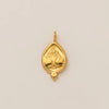 Wholesale Stainless Steel Mini Elephant Lotus Love Pendant Necklace Electroplated 18K Gold Color