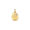 Wholesale Stainless Steel Mini Elephant Lotus Love Pendant Necklace With Vacuum Plating 18K Gold Color
