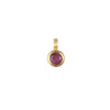 Wholesale Stainless Steel Mini Elephant Lotus Love Pendant Necklace With Vacuum Plating 18K Gold Color