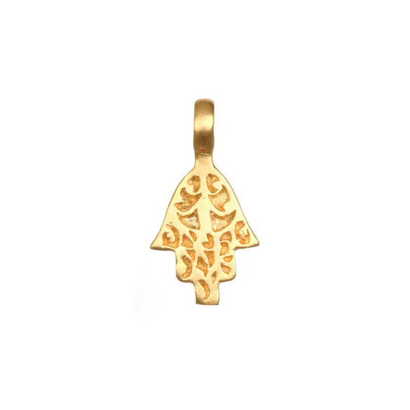 Wholesale Stainless Steel Mini Elephant Lotus Love Pendant Necklace With Vacuum Plating 18K Gold Color