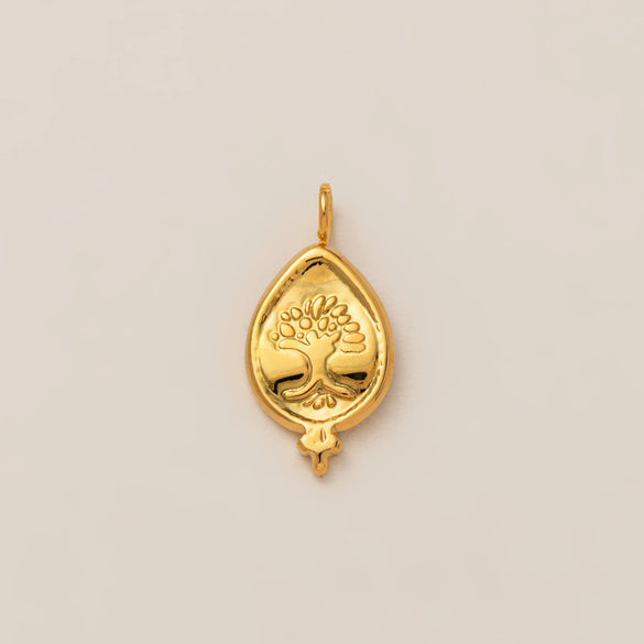 Wholesale Stainless Steel Mini Elephant Lotus Love Pendant Necklace With Vacuum Plating 18K Gold Color