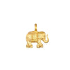 Wholesale Stainless Steel Mini Elephant Lotus Love Pendant Necklace With Vacuum Plating 18K Gold Color