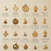 Wholesale Stainless Steel Mini Elephant Lotus Love Pendant Necklace With Vacuum Plating 18K Gold Color