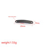 Wholesale Stainless Steel Minimalist Geometric Engraved Polished Curved Double Hole Tablet Bracelet Pendant Jewelry Accessories