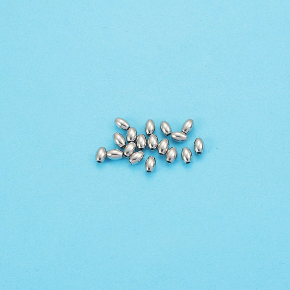 Wholesale Stainless Steel Minimalist Geometric Small Bead Jewelry Accessories Necklace Bracelet Electroplating Handmade