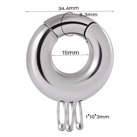 Wholesale Stainless Steel Minimalist Geometric Specialshaped Scorpion Snake Lock Cshaped Sun Moon Flower Ear Expansion Earrings With Polishing