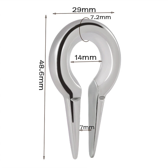 Wholesale Stainless Steel Minimalist Geometric Specialshaped Scorpion Snake Lock Cshaped Sun Moon Flower Ear Expansion Earrings With Polishing