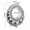 Wholesale Stainless Steel Minimalist Geometric Specialshaped Scorpion Snake Lock Cshaped Sun Moon Flower Ear Expansion Earrings With Polishing