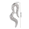Wholesale Stainless Steel Minimalist Geometric Specialshaped Scorpion Snake Lock Cshaped Sun Moon Flower Ear Expansion Earrings With Polishing