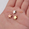 Wholesale Stainless Steel Mirror Polished Fivepointed Star Beads Diy Jewelry Accessories Pendant