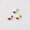 Wholesale Stainless Steel Mirror Polished Fivepointed Star Beads Diy Jewelry Accessories Pendant
