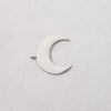 Wholesale Stainless Steel Moon Crescent Horn Pendant Jewelry Accessories Mirror Polished Little Fresh Minimalist Style
