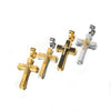 Wholesale Stainless Steel Multilayer Cross Pendant Necklace With Diamond Zircon For Men Exotic Style Jewelry