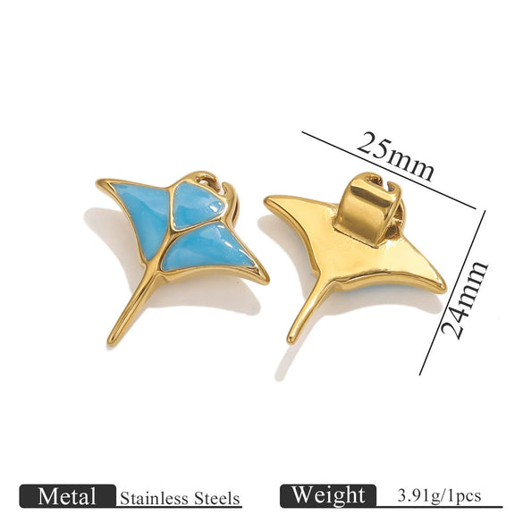 Wholesale Stainless Steel Natural Style Plant Flowers Pattern Electroplating Pendant Necklace Accessories