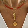 Wholesale Stainless Steel Necklace With Animal Zodiac Pattern Electroplated Light Luxury Jewelry