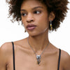 Wholesale Stainless Steel Necklace With Geometric Pattern Cuban Chain Style Electroplated Unisex