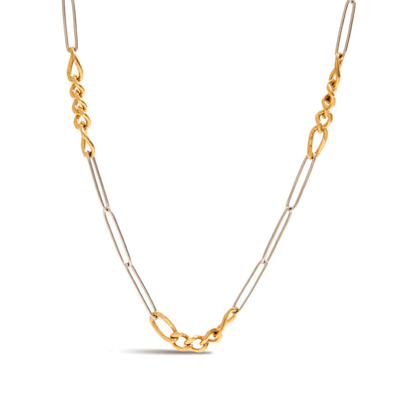 Wholesale Stainless Steel Necklace With Geometric Pendant Electroplated Light Luxury Niche Design For Women