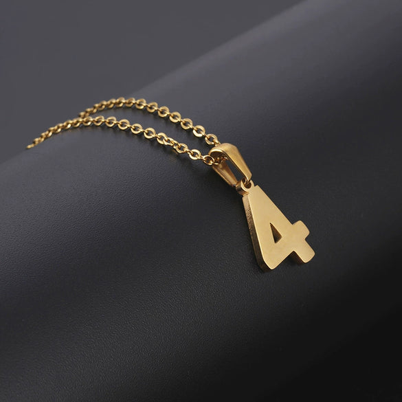 Wholesale 316L Stainless Steel Necklace With Letters Numbers Text Pattern And Cross Chain For Couple