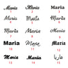 Wholesale Stainless Steel Necklace With Letters Numbers Text Pattern Gold Plated