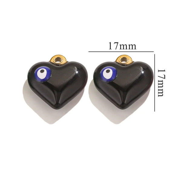 Wholesale Stainless Steel Niche Style Love Earrings With Peach Heart Pendant And Dripping Oil Design