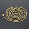 Wholesale Stainless Steel O Shaped Chain Necklace Simple Style Electroplated