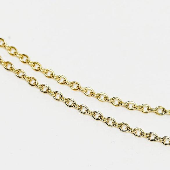 Wholesale Stainless Steel Ochain Necklace Electroplated Simple Style