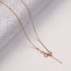 Wholesale Stainless Steel Ochain Necklace With Geometric Pattern And Real Gold Plating