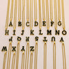 Wholesale Stainless Steel Oil Dripping Letter Pendant Necklace Set With Horse Whip Chain